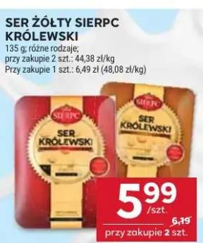 Ser żółty sierpc królewski