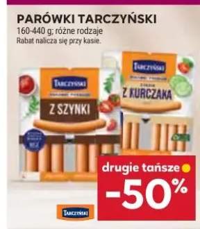 Parówki tarczyński różne rodzaje