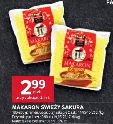 Makaron świeży udon