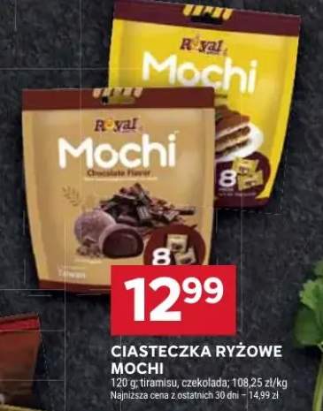 Ciasteczka ryżowe Mochi tiramisu