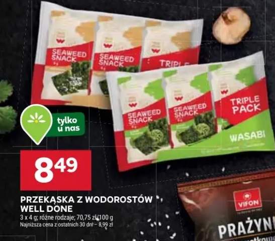 Przekąska z wodorostów