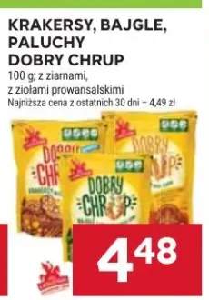 Krakersy, bajgle, paluchy dobry chrup