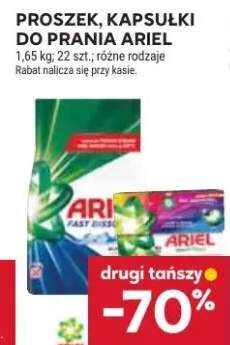 Proszek, kapsułki do prania Ariel