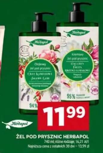 Żel pod prysznic kremowy