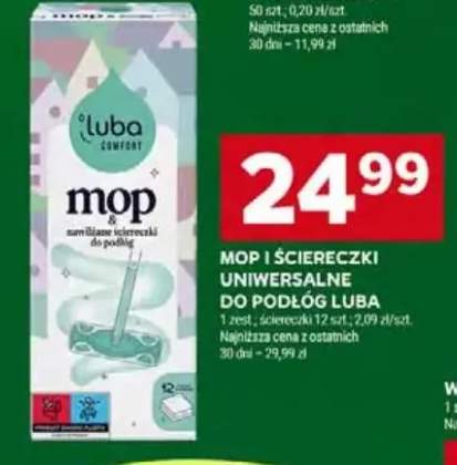 Mop i ściereczki uniwersalne do podłóg