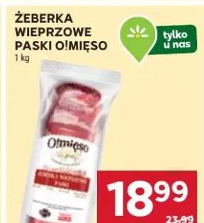Żeberka wieprzowe paski Olmiego