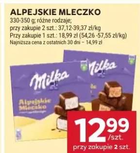 Alpejskie mleczko różne rodzaje