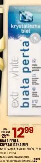 Pasta do zębów wybielajaca krystaliczna biel exti white