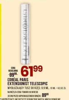 Tusz do rzęs wydłużający extensionist telescopic