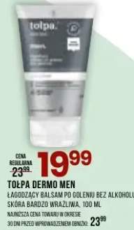 Łagodzący balsam po goleniu bez alkoholu, skóra bardzo wrażliwa Dermo Men