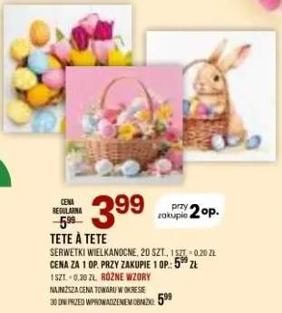 Serwetki wielkanocne, 20 szt.