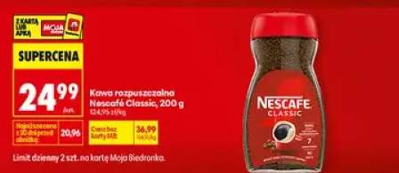 Kawa rozpuszczalna Nescafe Classic