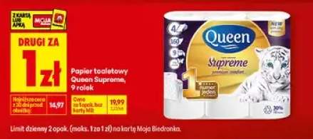 Papier toaletowy Queen Supreme