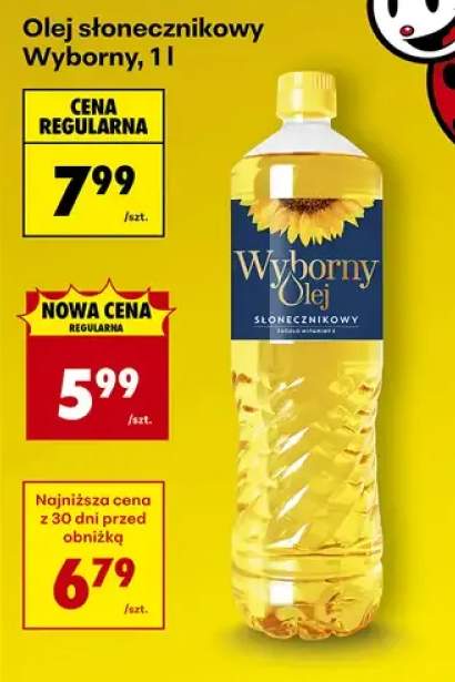 Olej słonecznikowy Wyborny