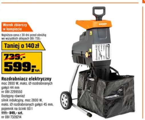 rozdrabniacz do gałęzi