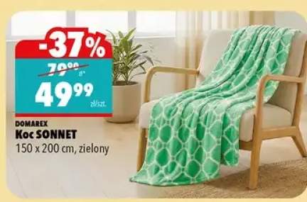Koc Sonnet 150x200cm, zielony