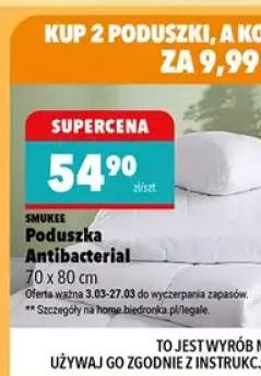 Poduszka Antibacterial 70 x 80cm