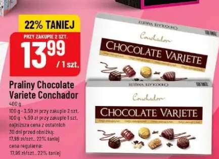 Praliny Chocolate Variete Conchador