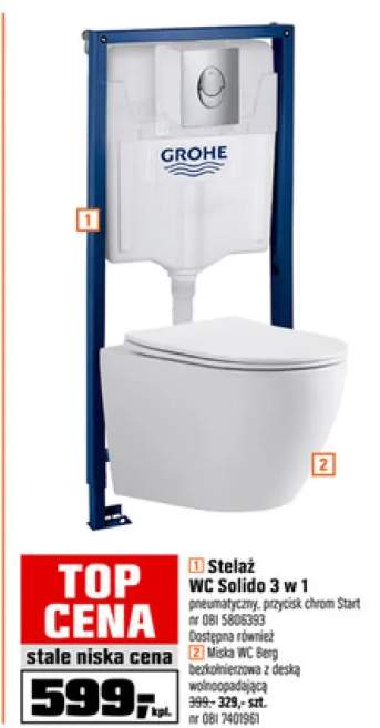 zestaw podtynkowy wc