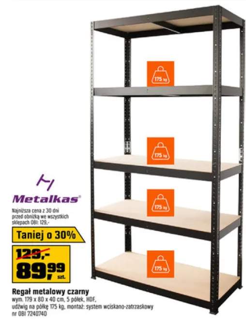 regał metalowy