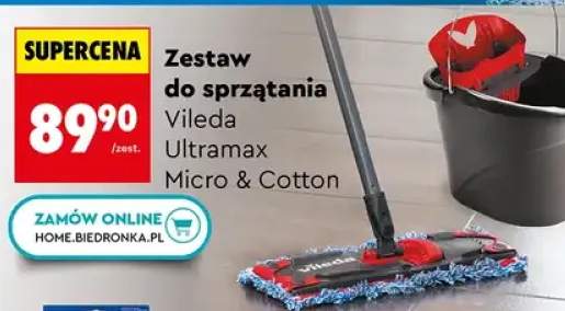 Zestaw do sprzątania Vileda Ultramax Micro & Cotton