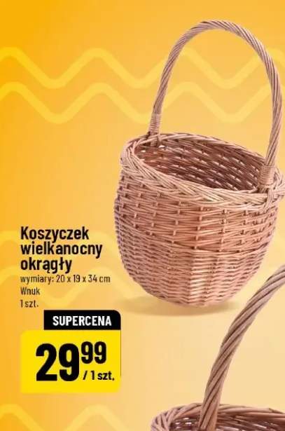 Koszyczek wielkanocny okrągły