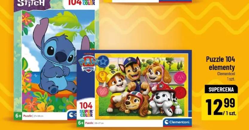 Puzzle 104 elementy Paw Patrol