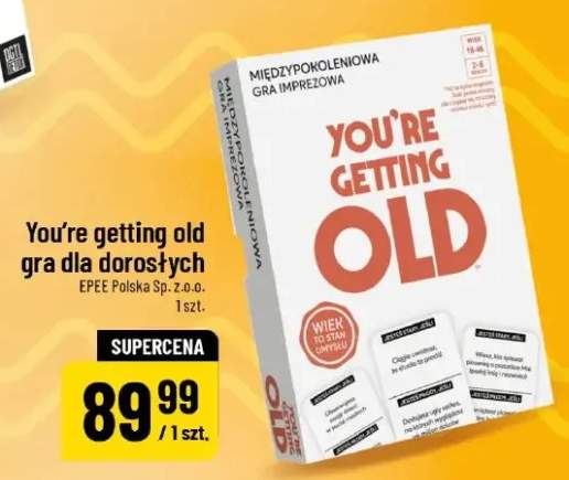 Gra You're getting old dla dorosłych