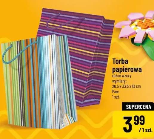 Torba papierowa różne wzory