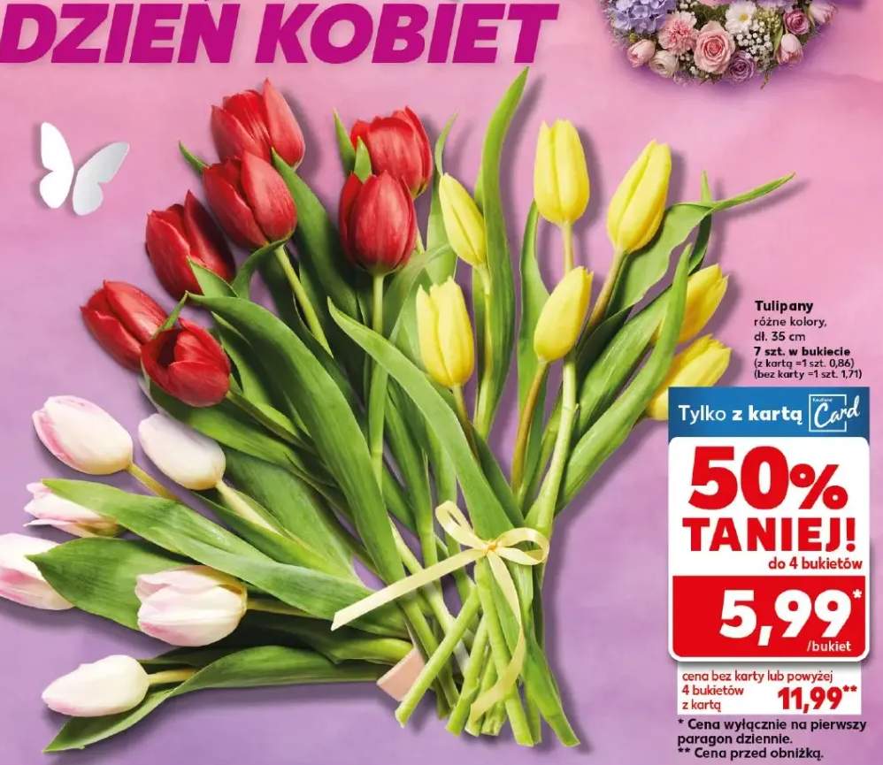 Tulipany różne kolory