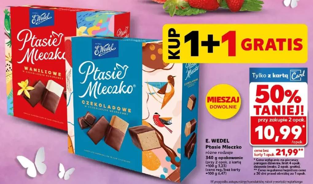 Ptasie mleczko czekoladowe w czekoladzie deserowej