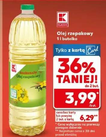 Olej rzepakowy K-Classic