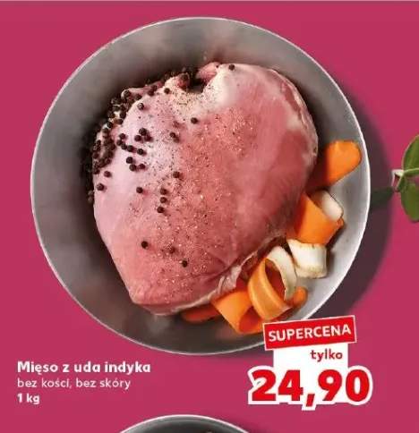 Mięso z uda indyka bez kości, bez skóry