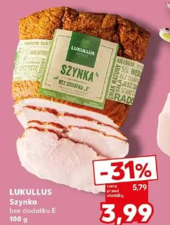 Szynka bez dodatku E