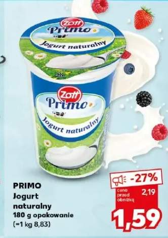 Jogurt naturalny opakowanie