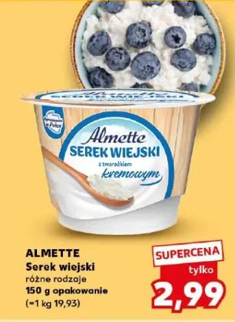 Serek wiejski różne rodzaje opakowanie