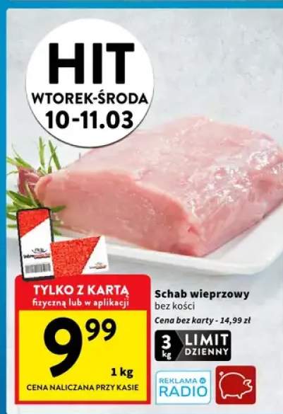 Schab wieprzowy bez kości