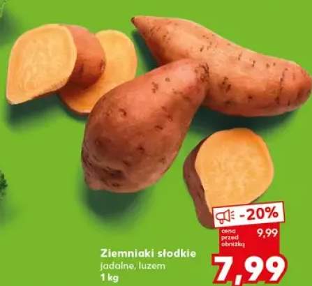 Ziemniaki słodkie jadalne luzem