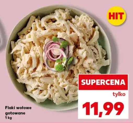 Flaki wołowe gotowane