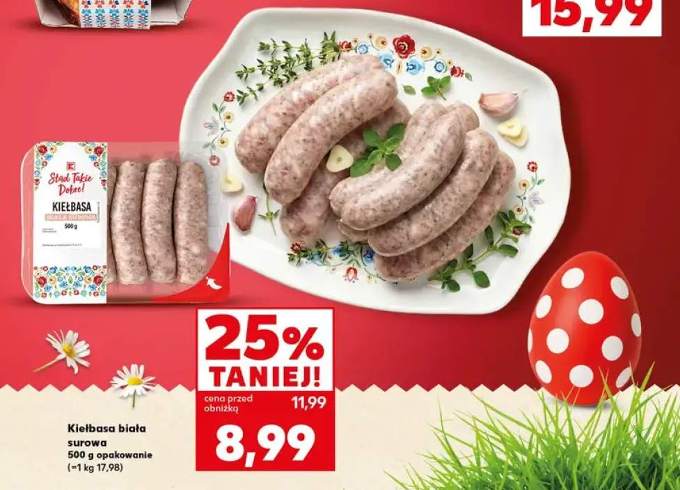 Kiełbasa biała surowa