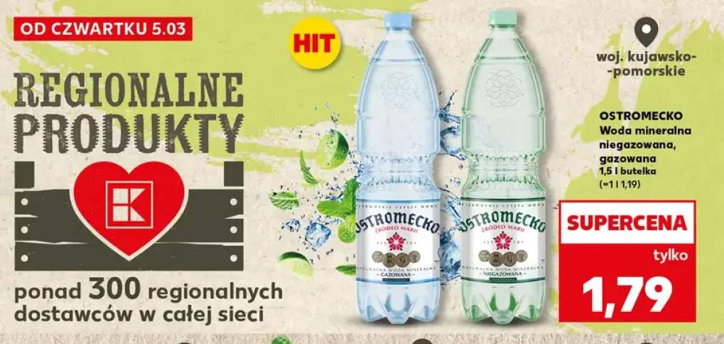 Woda mineralna niegazowana, gazowana