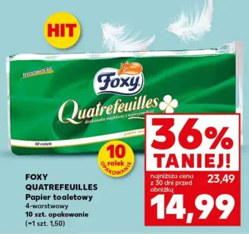 Papier toaletowy Quatrefeuilles 4-warstwowy