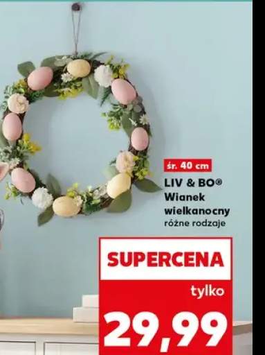 Wianek wielkanocny śr. 40 cm, różne rodzaje