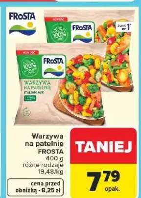 Warzywa na patelnię różne rodzaje