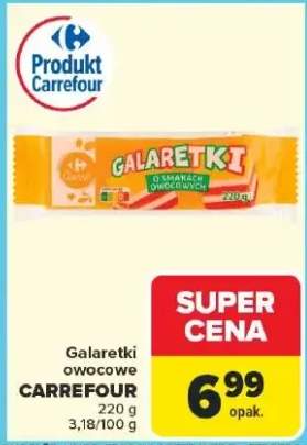 Galaretki owocowe Carrefour