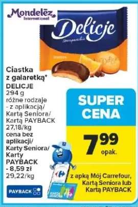 Ciastka z galaretką Delicje