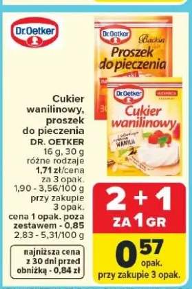 Cukier waniliowy, proszek do pieczenia różne rodzaje