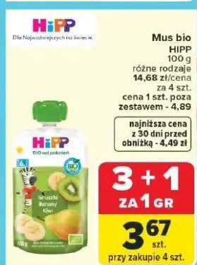 Mus bio Hipp 100g