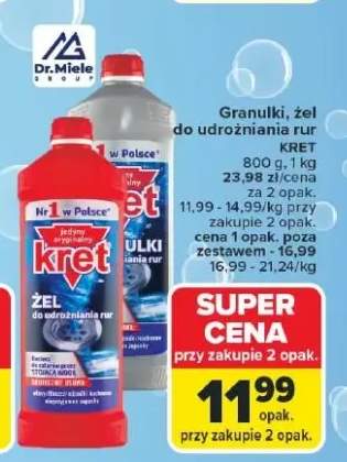 Żel do udrożniania rur