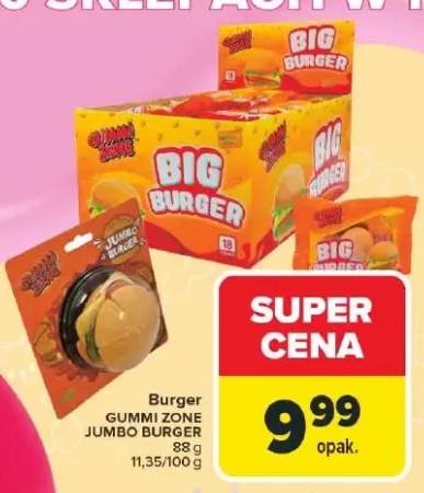 Burger gummi zone jumbo burger